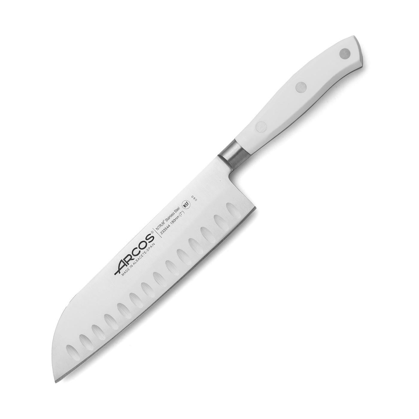 Нож кухонный Arcos Riviera Сантоку 180 мм White (233524)