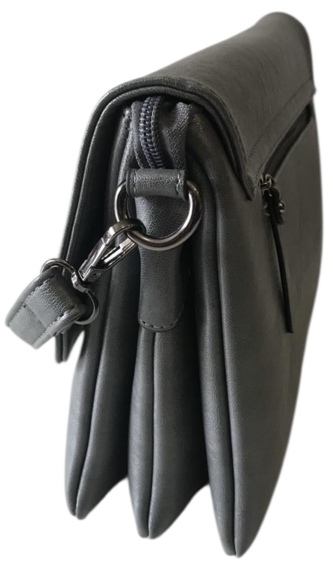 Сумка-клатч жіноча через плече Pretty Woman Темно-сірий (2880) - фото 2 Сумка-клатч жіноча через плече Pretty Woman Темно-сірий (2880) - фото 2