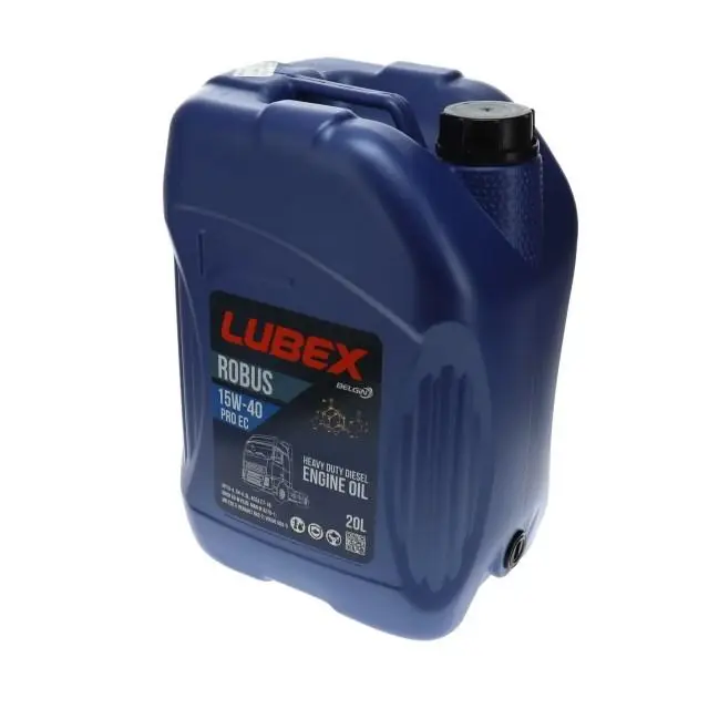 Моторное масло LUBEX ROBUS PRO EC 15w40 20 л