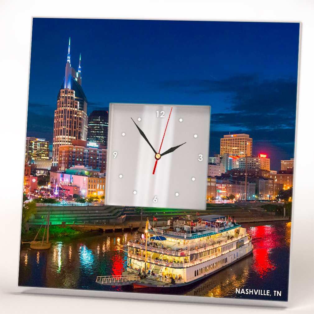 Часы настенные с рисунком WonderCloud Neshville 260x260 мм (C04041)