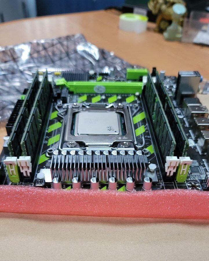 Материнська плата X79 LGA2011 + Intel Xeon E5-2689 + 32 GB DDR3 ECC з батареєю та кабелем SATA (4341_20) - фото 8