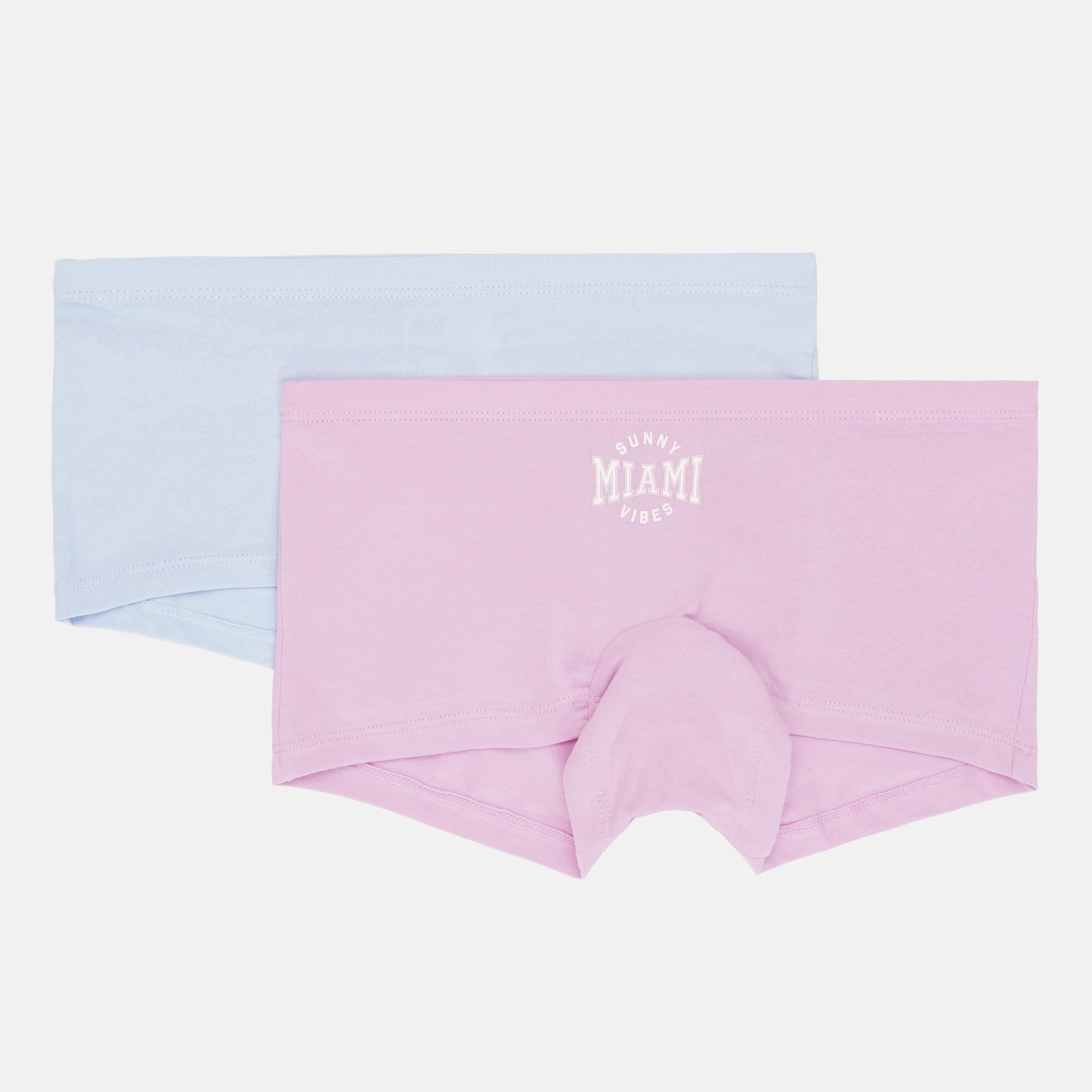 Трусики H&M 2 шт. 134-140 см Рожевий/Блакитний (A28101034334)