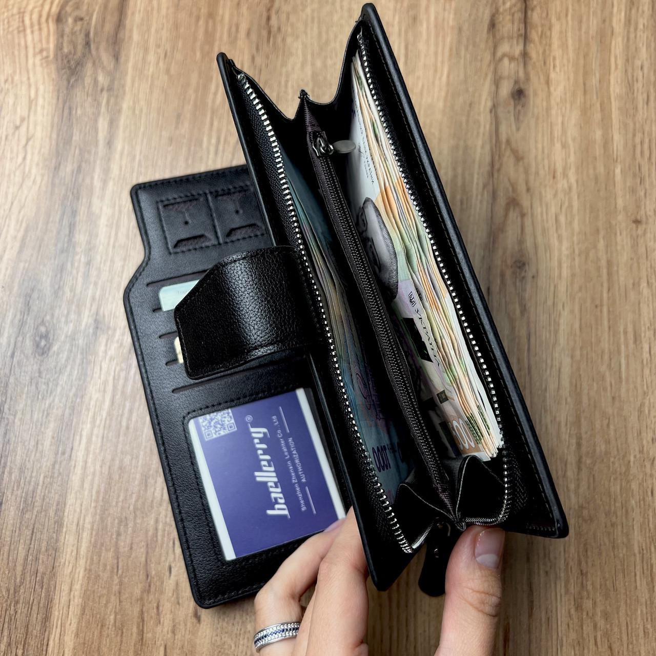 Портмоне чоловіче Baellerry Чорний (w005-1) - фото 4 Портмоне чоловіче Baellerry Чорний (w005-1) - фото 4