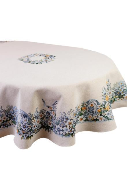 Скатерть гобеленовая Прованс Рrimavera овальная 160x250 см (39158)