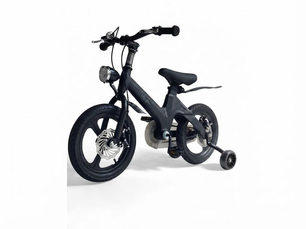 Детский велосипед двухколесный Viccabe Magnesium 11A-14 с рамой и дополнительными колесами Черный (11A-14r-s1) Детский велосипед двухколесный Viccabe Magnesium 11A-14 с рамой и дополнительными колесами Черный (11A-14r-s1)