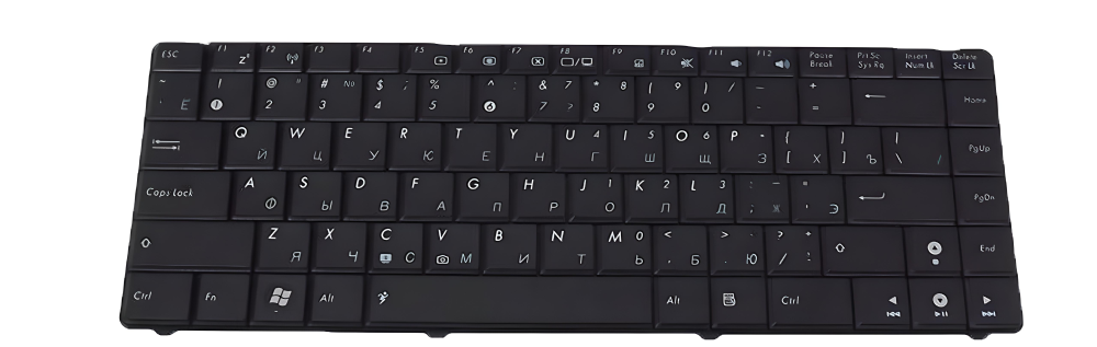 Клавиатура для ноутбука Asus A85 матовая (04GNQW1KRU00)
