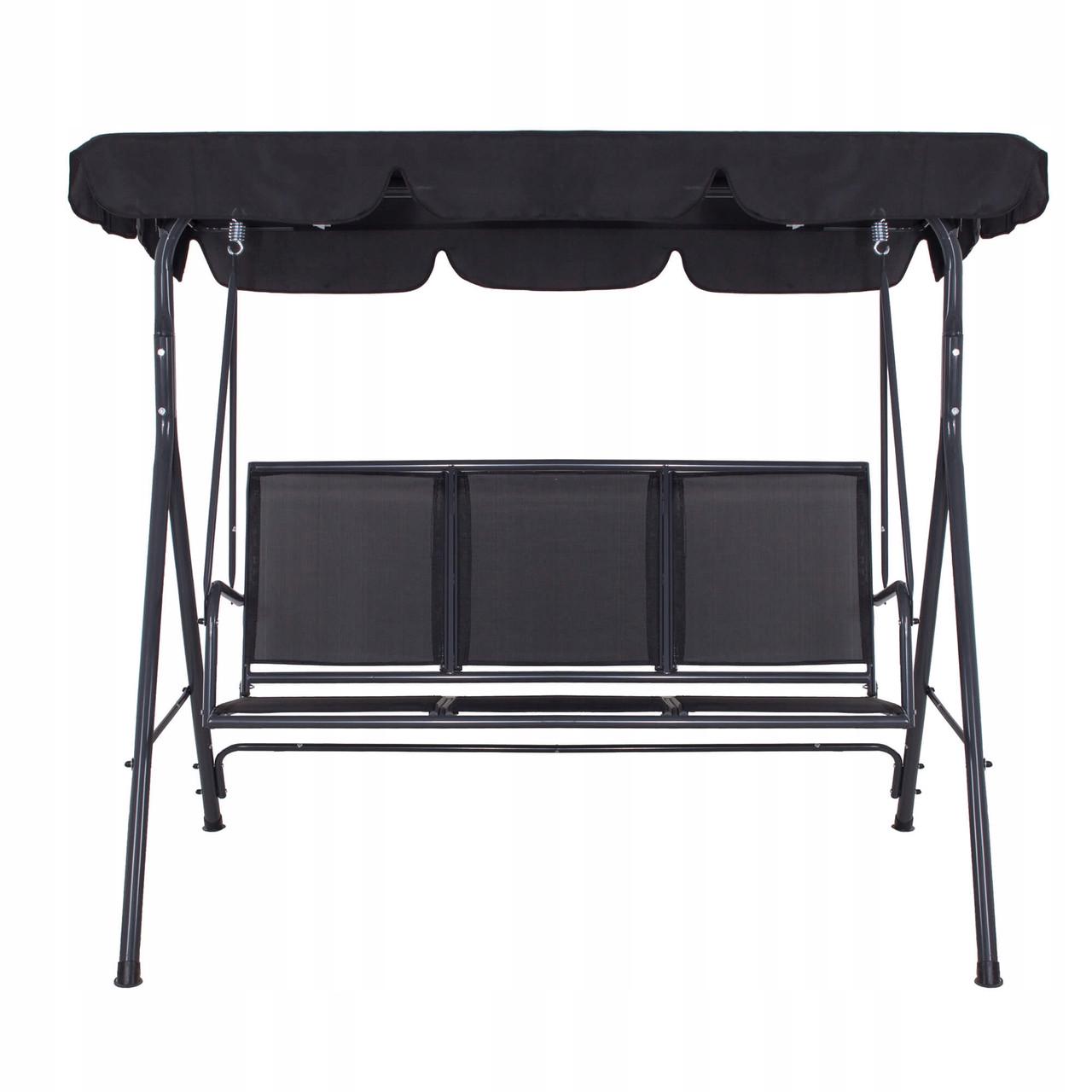 Гойдалка-диван садова з навісом Springos Fiona GS0010 до 220 кг 170х150 см - фото 7 Гойдалка-диван садова з навісом Springos Fiona GS0010 до 220 кг 170х150 см - фото 7