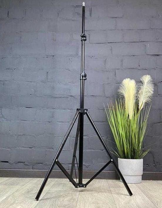 Штатив трехнога портативный для кольцевой лампы и фотооборудования Ring Light 2 м (231422)