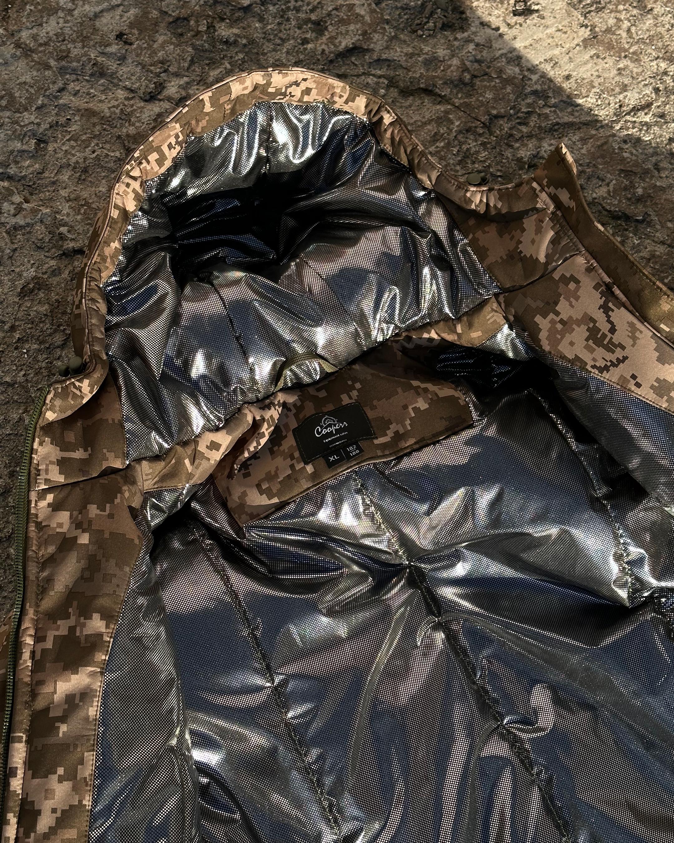 Куртка зимова Cooperr Soft Shell Jacket V 3XL Піксель (KUR-8.4.3XL) - фото 9 Куртка зимова Cooperr Soft Shell Jacket V 3XL Піксель (KUR-8.4.3XL) - фото 9