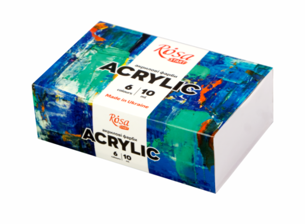 Набор акриловых красок ROSA Start Color 6x10 мл