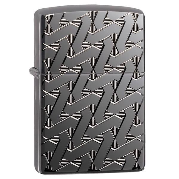 Зажигалка ZIPPO 24095 Geometric Weave Design Armor