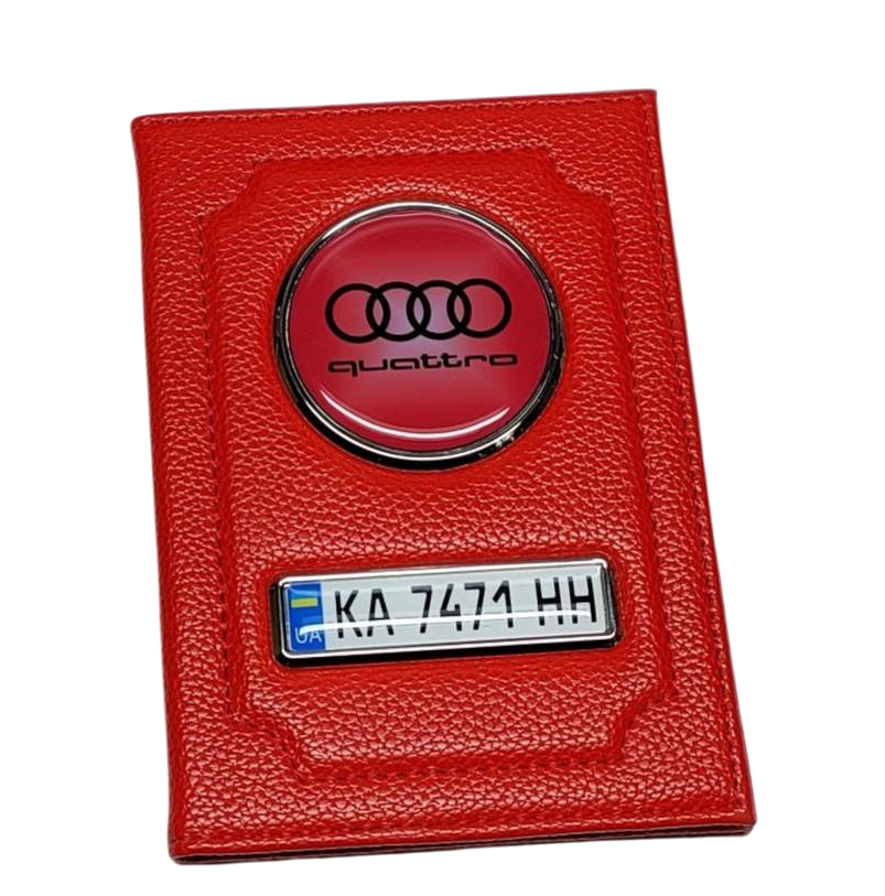 Обложка для водительских документов Audi Красный (1928062832) Обложка для водительских документов Audi Красный (1928062832)