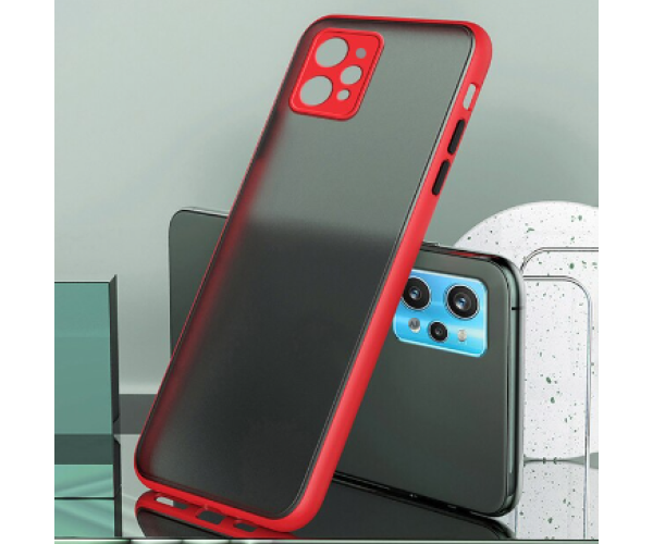 Чехол-накладка TPU Color Matte Case для Realme C31 Красный