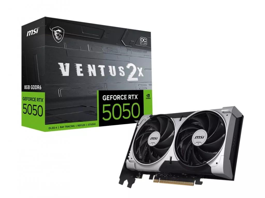 Відеокарта MSI GeForce RTX 5050 8G VENTUS 2X OC (912-V538-002 G5050-8V2C)