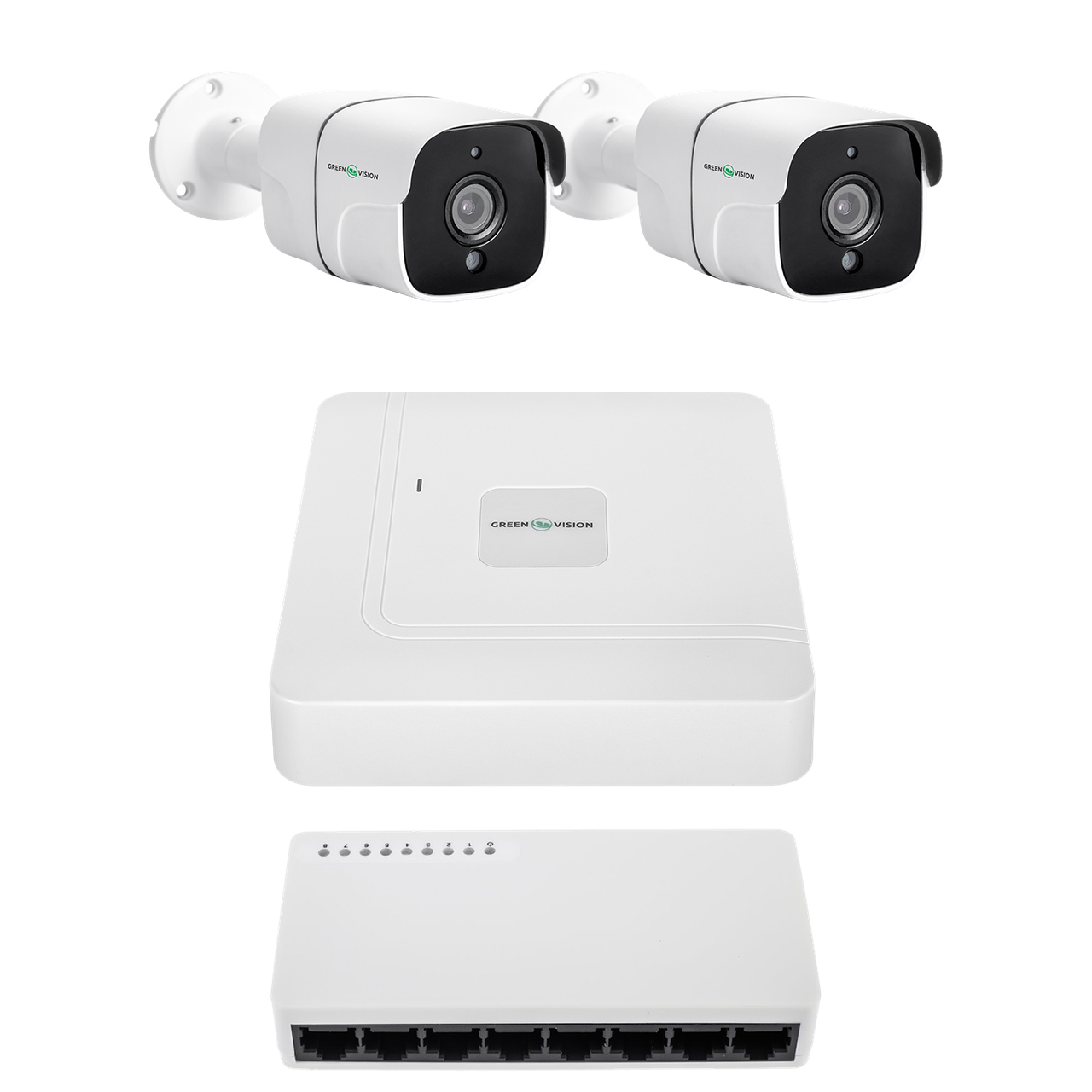 Комплект видеонаблюдения на 2 камеры GV-IP-K-W97/2 4MP Комплект видеонаблюдения на 2 камеры GV-IP-K-W97/2 4MP