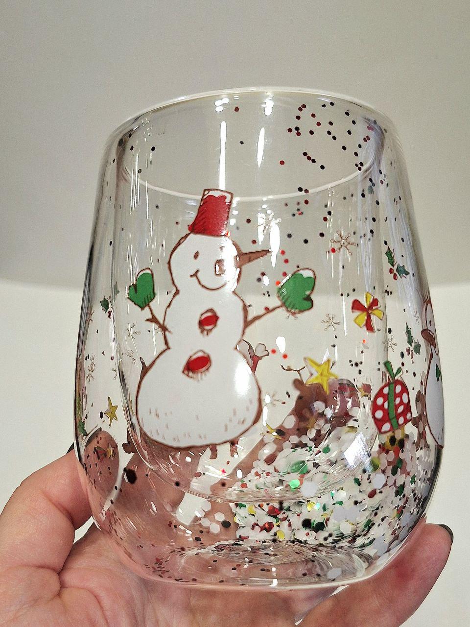 Стакан з подвійного скла Зимове свято-3 300 мл (1749) - фото 6