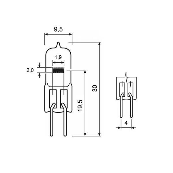Лампа галогенная Osram 64259 20 W 12 V G4 - фото 3 Лампа галогенная Osram 64259 20 W 12 V G4 - фото 3