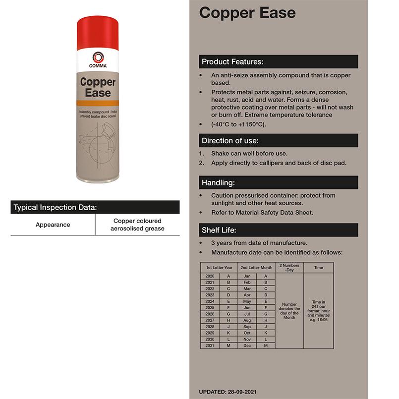 Смазка Comma Copper Ease 500 мл (11235290) - фото 3