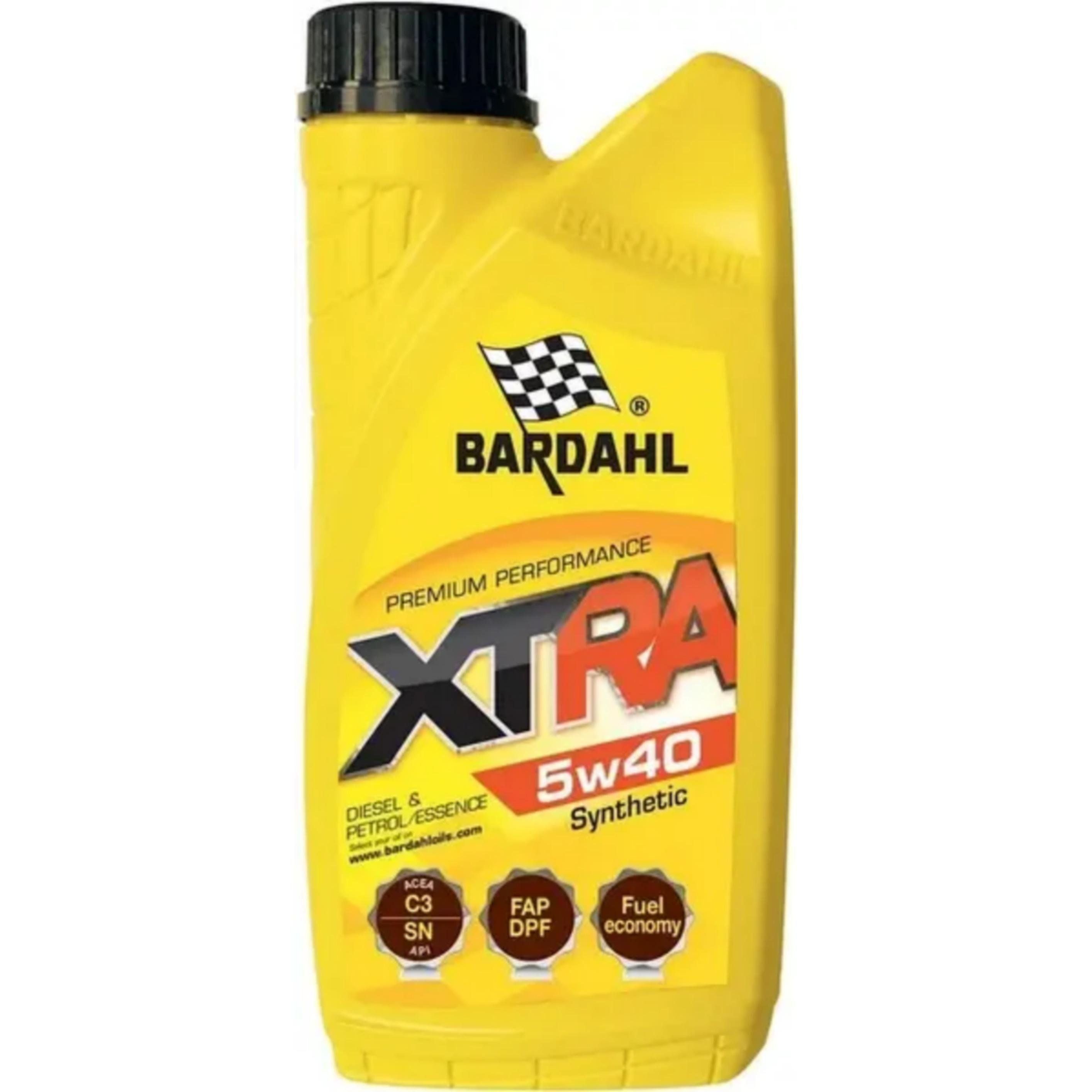 Олива моторна Bardahl XTRA 5W40 1 л (34121)