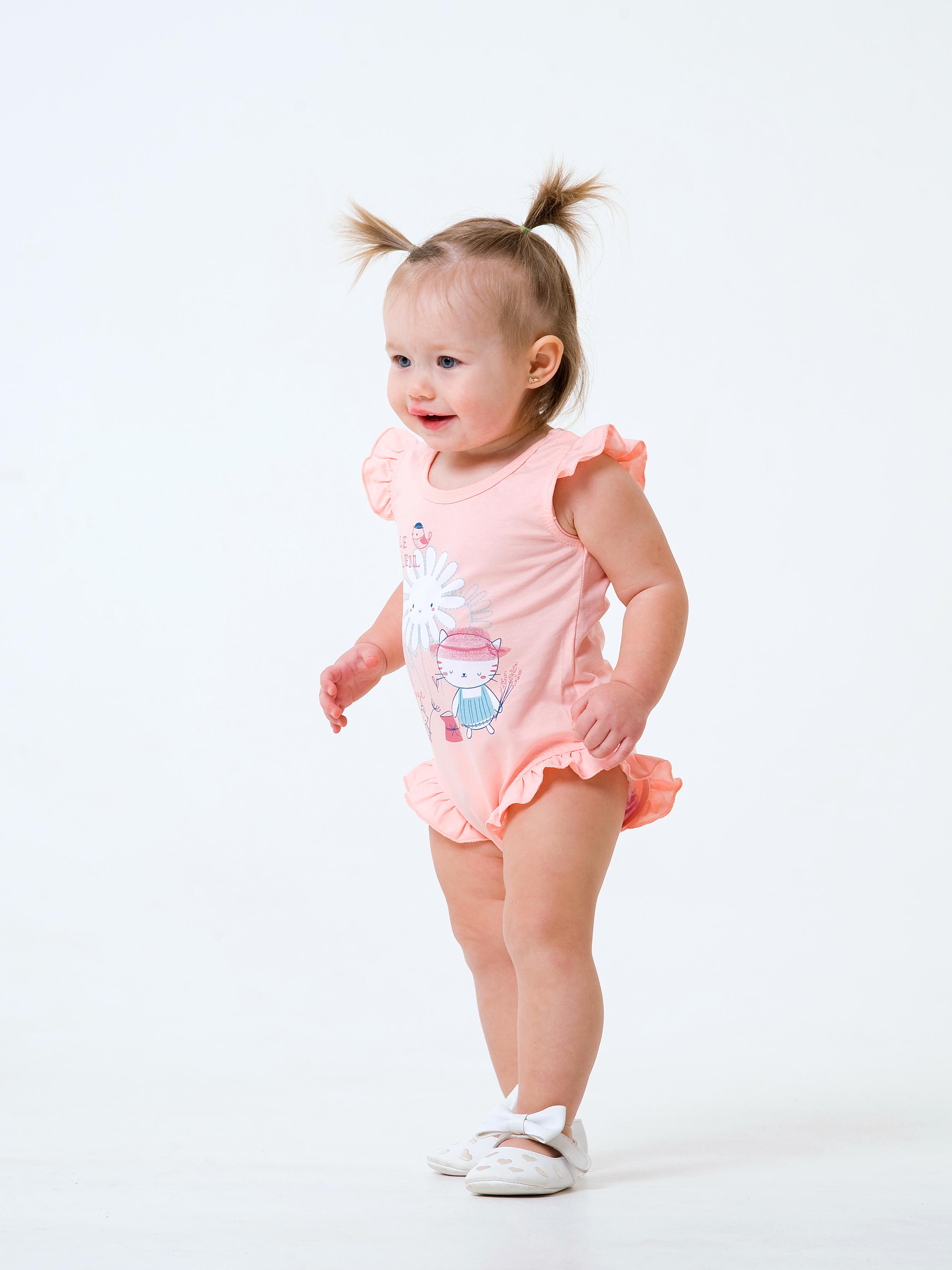 Боди Smil 86 см Розовый персик (121058)