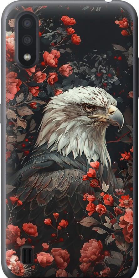 Чехол на Samsung Galaxy A01 A015F Цветочный страж (6102t-1842-42517)
