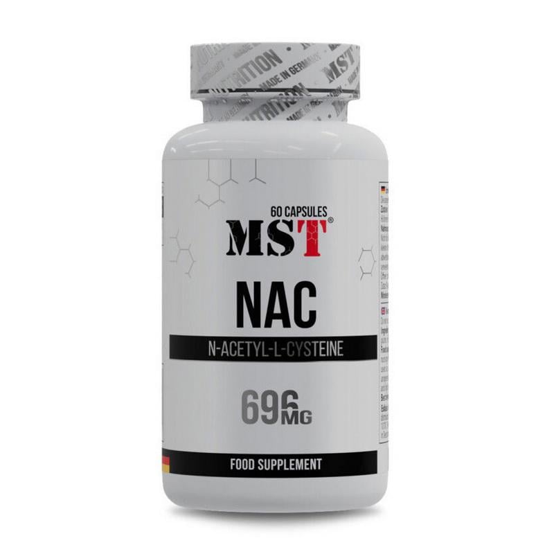 N-ацетилцистеин MST NAC 696 mg 60 капс.