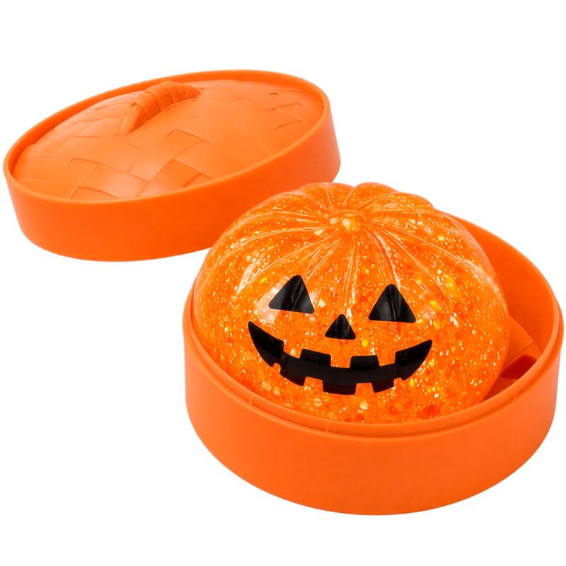 Игрушка-сквиш антистресс Helloween Пельмень Тыква 6 см (арт EPC16176M)