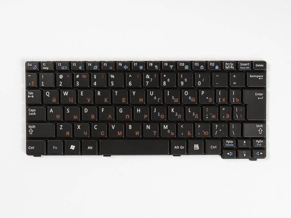 Клавиатура для ноутбука SAMSUNG N128/N143/N145/N148/N150/NB20/NB30 RU/EN Black