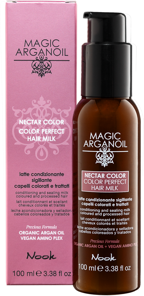 Молочко-силлер Nook Cosmetics MAGIC ARGANOIL Nectar Color для окрашенных волос 100 мл (12241)