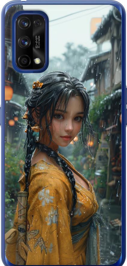 Чехол на Realme 7 Pro Anime-girl (6133u-2082-42517)