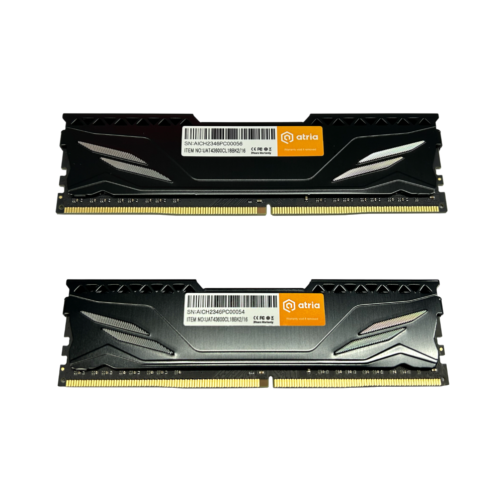 Оперативная память Atria Fly Black UAT43600CL18BK2/16 DDR4/16 Gb/3600 МГц для настольных ПК (586674) - фото 3