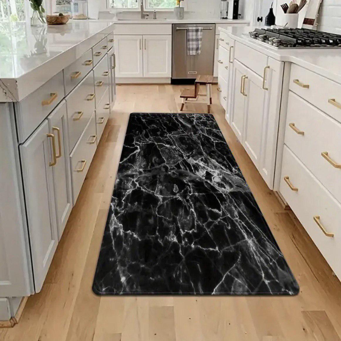 Коврик диатомитовый для кухни/ванной Marmur 120х40 см Черный мрамор (KDkitchen120marmur006) - фото 8 Коврик диатомитовый для кухни/ванной Marmur 120х40 см Черный мрамор (KDkitchen120marmur006) - фото 8