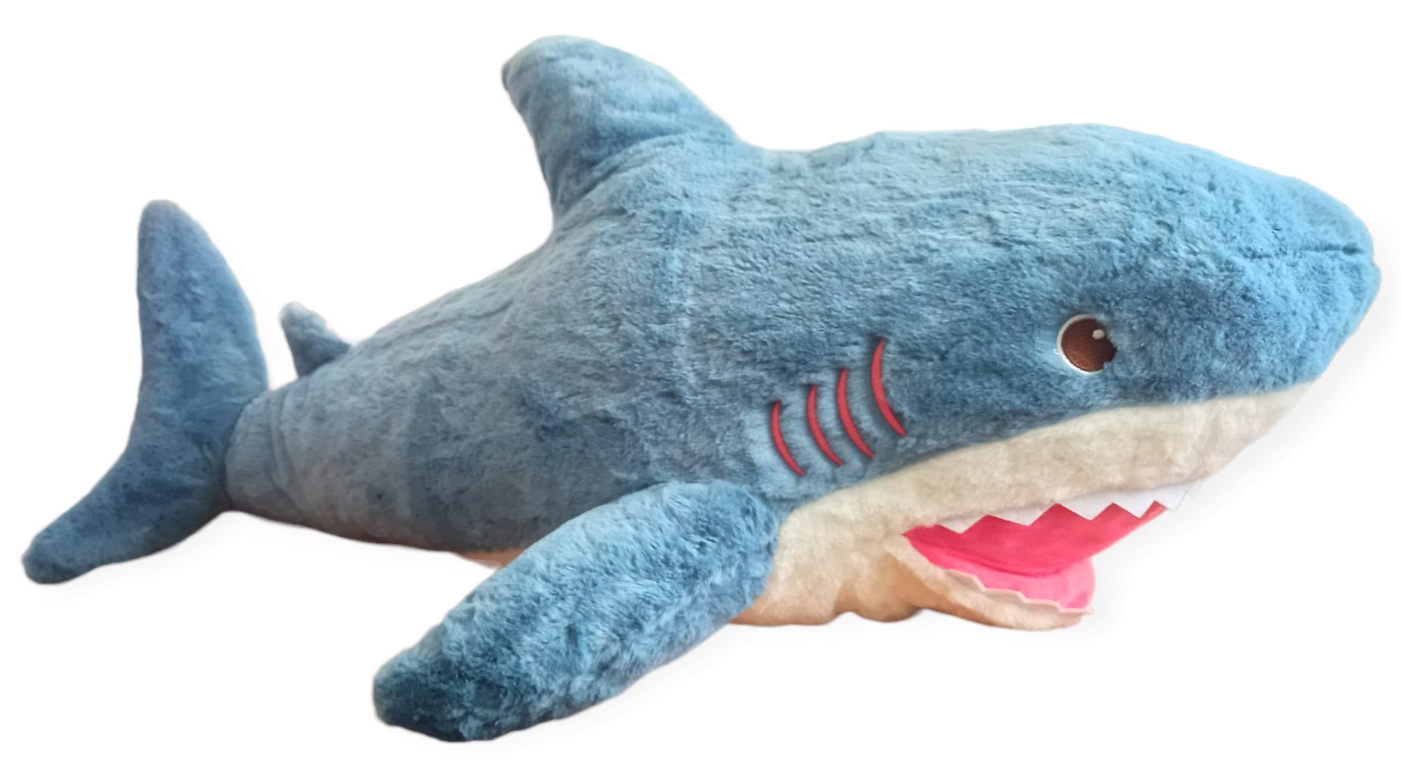 М'яка іграшка Акула Shark doll обіймашка антистрес плюшева 70 см - фото 2 М'яка іграшка Акула Shark doll обіймашка антистрес плюшева 70 см - фото 2