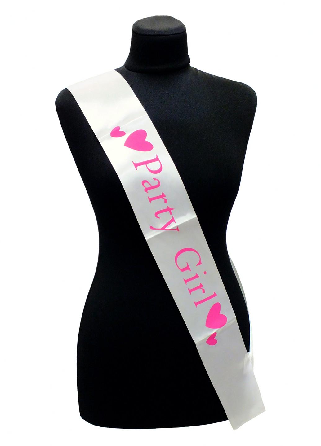 Стрічка Party Girl Білий (16-229WT)