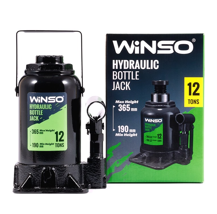 Домкрат гидравлический телескопический Winso 170130 12 т