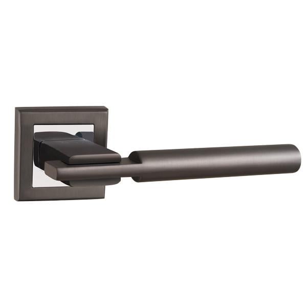 Ручка дверная Punto CITY QL GR/CP-23 Графит/хром (37005) Ручка дверная Punto CITY QL GR/CP-23 Графит/хром (37005)