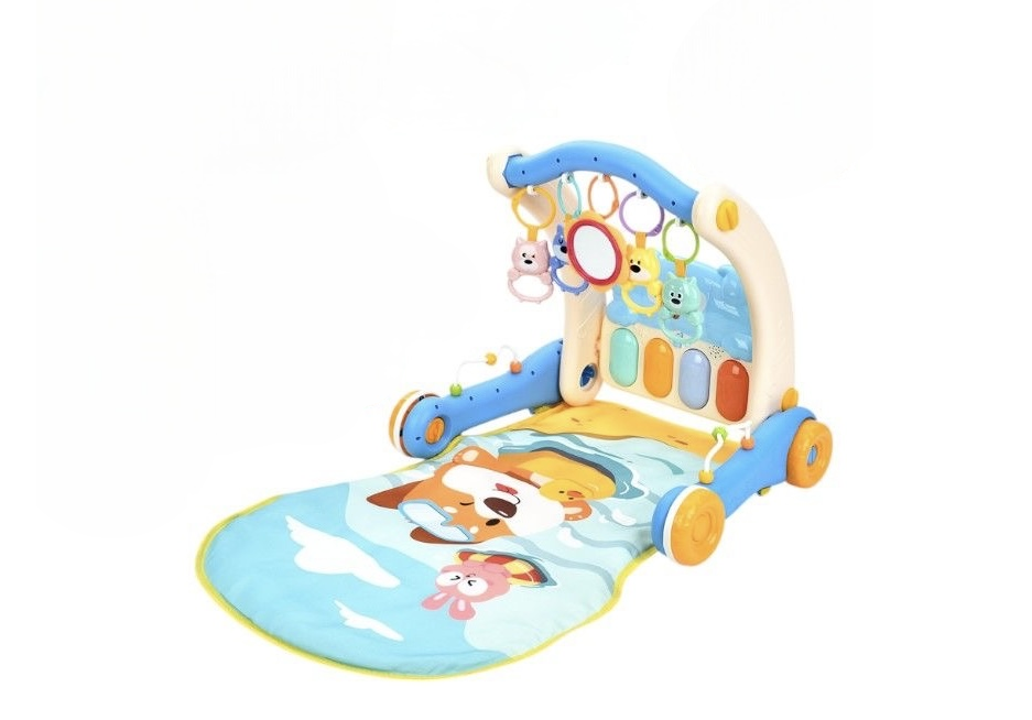 Ходунки-каталка детские Fun Game HE0612 3в1 с ковриком и игровым центром (2661134701)