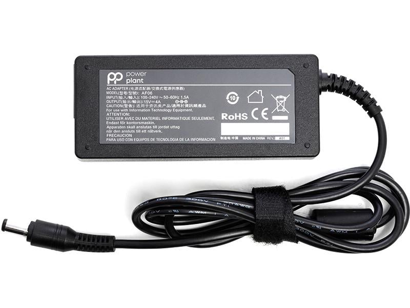 Блок живлення для ноутбуків Power TOSHIBA 220V 15V 60W 4A 6,3х3,0