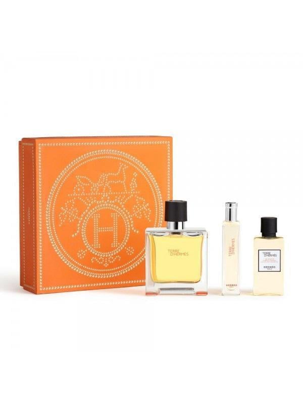 Подарунковий набір для чоловіків Hermes Terre D'hermes edp 75 мл/edp 15 мл/40 мл s/g (384243)