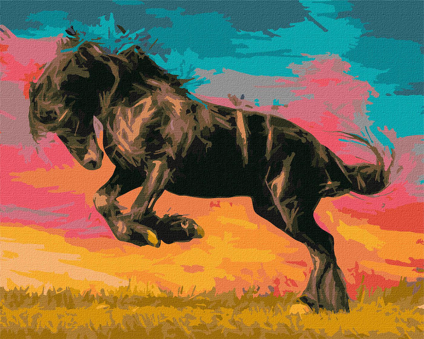 Картина за номерами Ideyka Величний мустанг кно4339 40x50 см (MTT-148912)