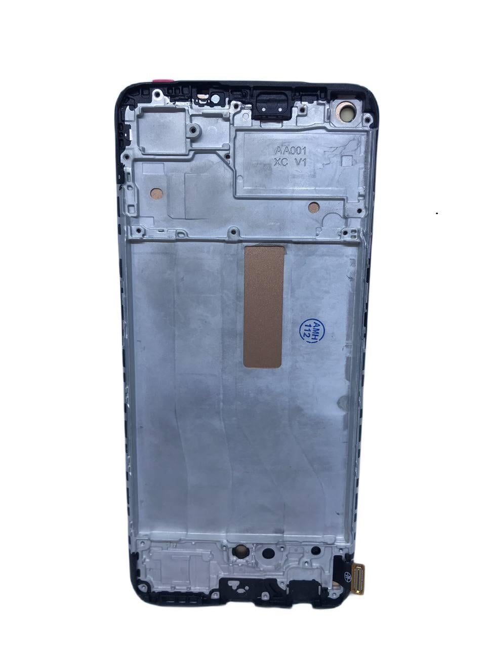 Дисплейный модуль дисплей+сенсор для Oppo A74 4G Black с рамкой (000545846)