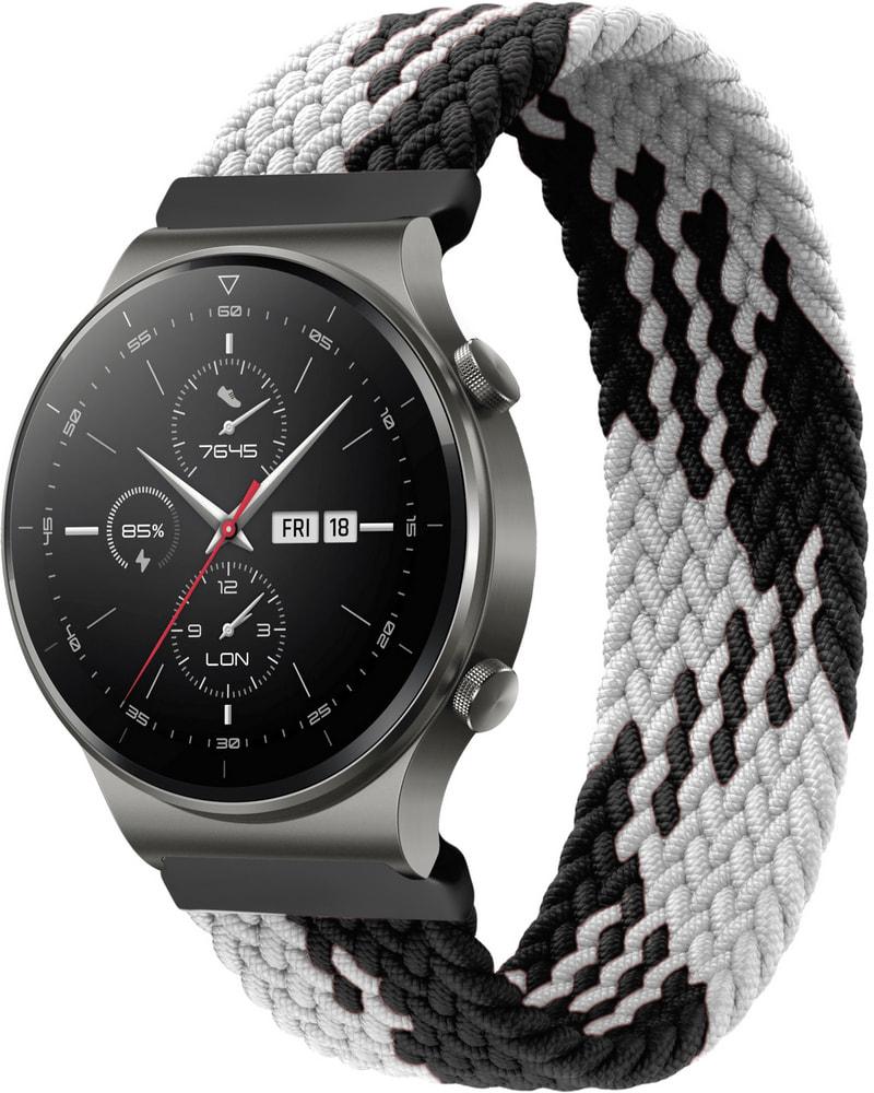 Ремінець Solo Loop Multi для Huawei Watch GT 2 Pro (135 мм) Black White (33738-1E)