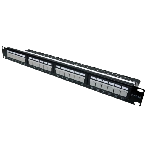 Патч-панель ELECTRONICAL LW-PP74 24xRJ-45 UTP cat.6a для кабельных систем Черный (36943741)