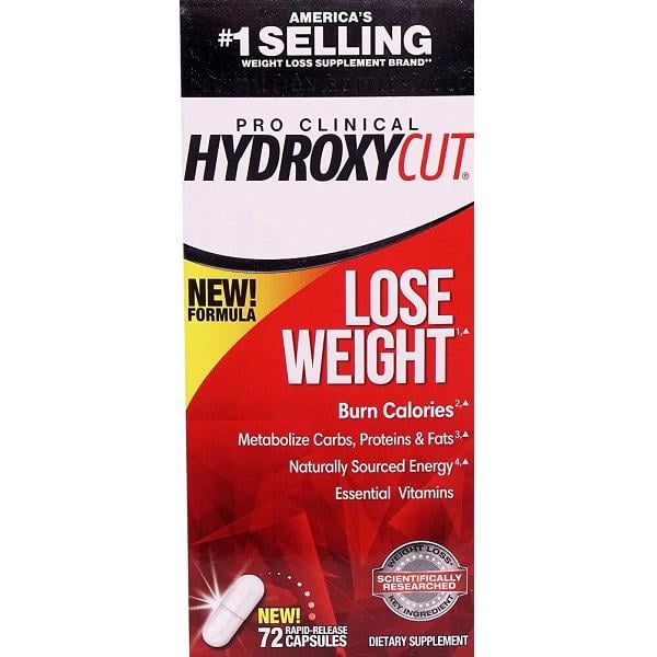 Комплексный жиросжигатель Hydroxycut Pro Clinical Lose Weight 72 Caps