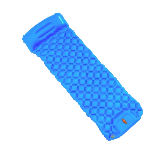 Килимок надувний PACOONE з подушкою та вбудованим насосом Royal Blue (xol-3s8-y2g) - фото 1 Килимок надувний PACOONE з подушкою та вбудованим насосом Royal Blue (xol-3s8-y2g) - фото 1