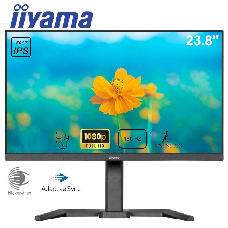 Монітор Iiyama GB2470HSU-B6 безрамковий Fast IPS 1920x1080 Full HD 24" (tf6377) - фото 2 Монітор Iiyama GB2470HSU-B6 безрамковий Fast IPS 1920x1080 Full HD 24" (tf6377) - фото 2