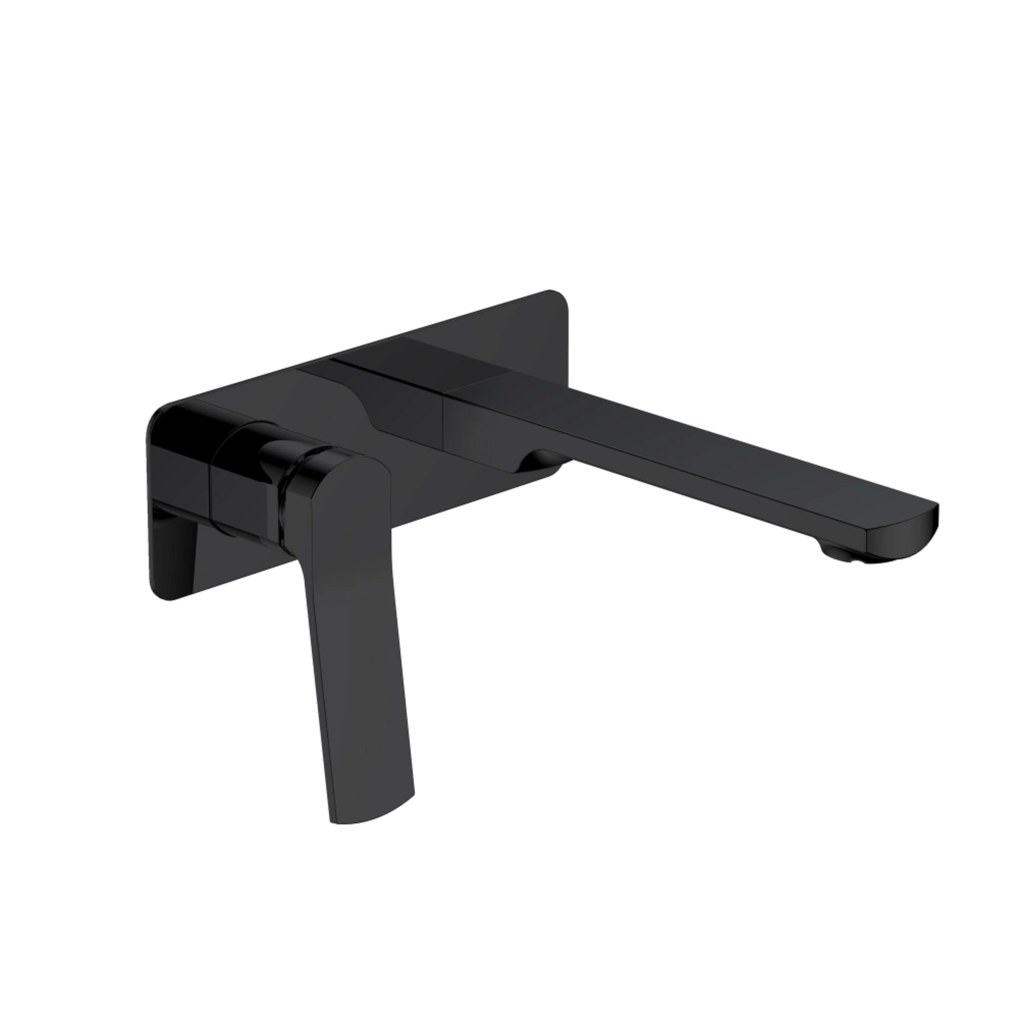 Смеситель для раковины Qtap Slavonice скрытого монтажа QTSLA3040103DB Black Matt