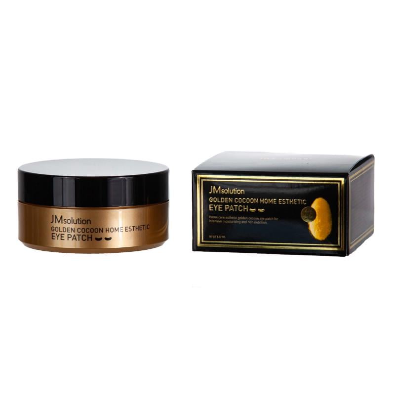 Патчі під очі від зморшок JMsolution Golden Cocoon Home Esthetic Eye Patch із золотим коконом 60 шт. (23535979)