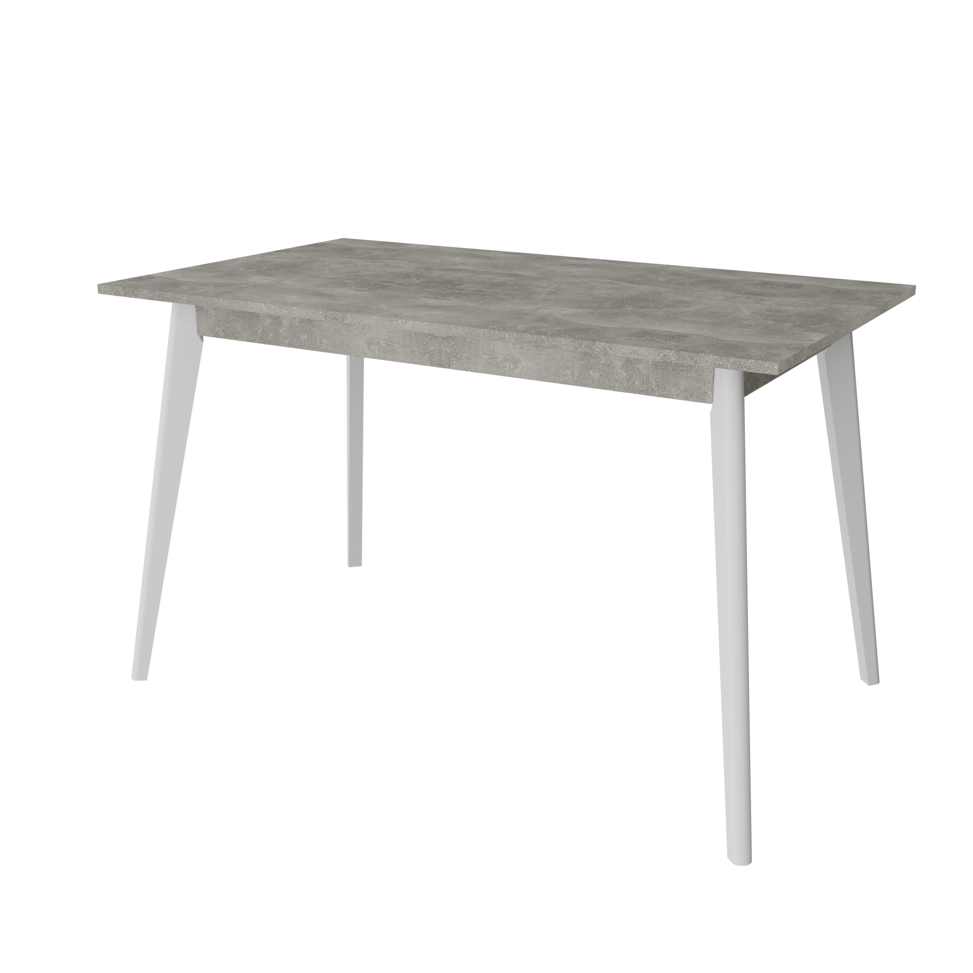 Стол Неман БОН 1180х680 мм Бетон/Белый