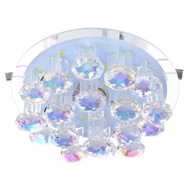 Светильник точечный LED стеклянный HDL-G235 G9+LED RGB Brille 36-088
